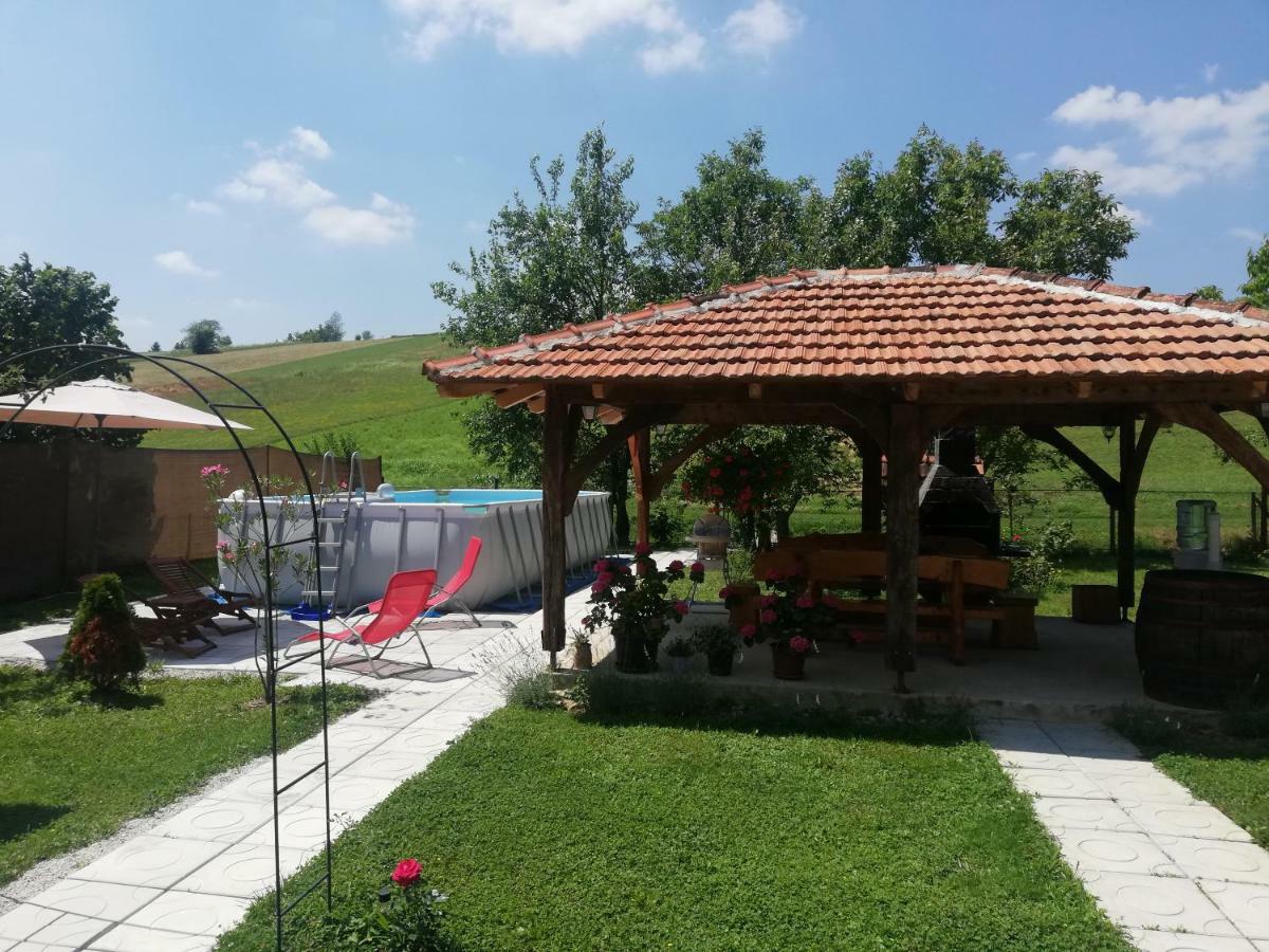 Pod Orehom Drvena Kuca I Sauna Hotel Krapina Bagian luar foto